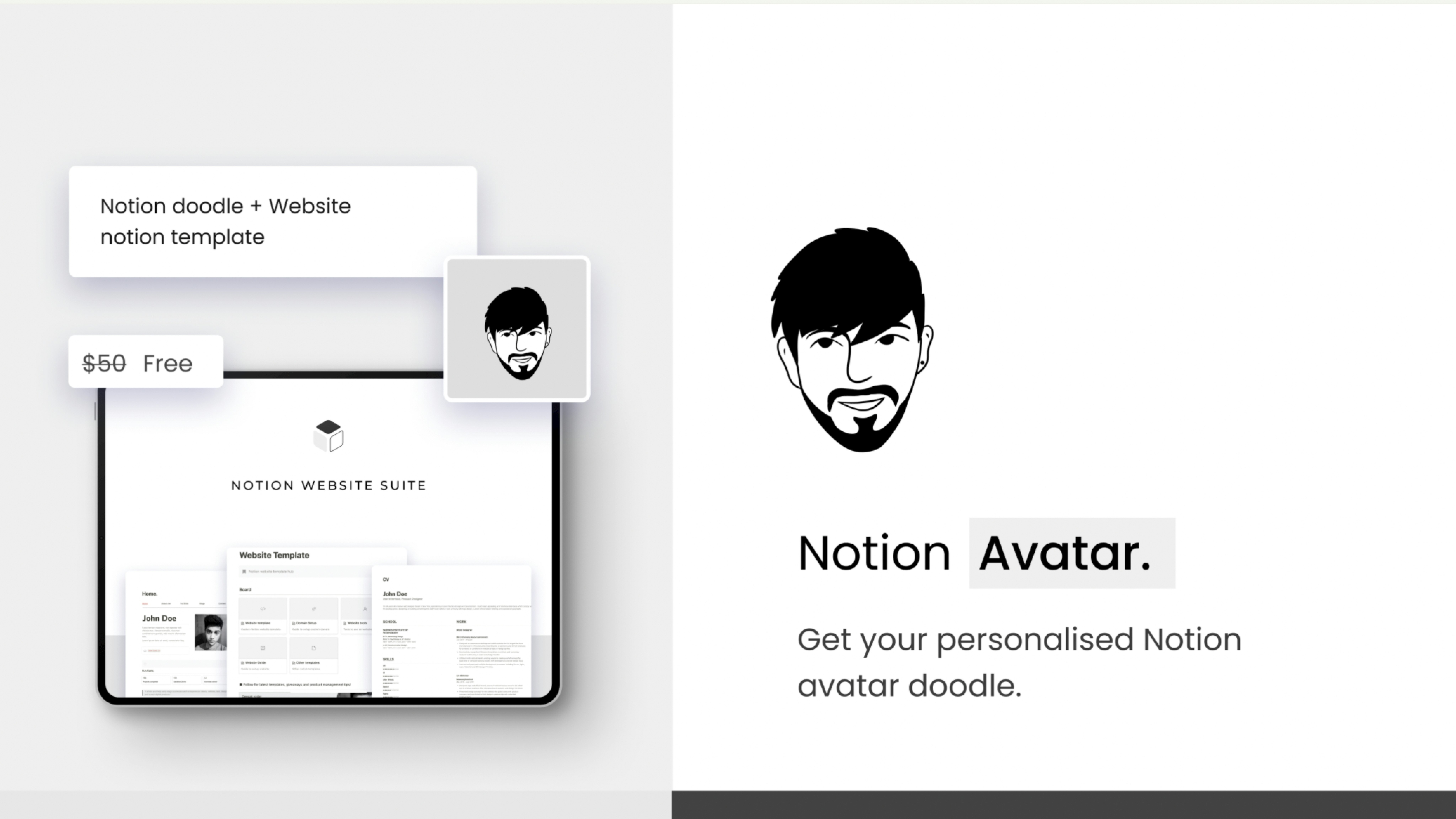 Custom Notionstyled Avatar Icon